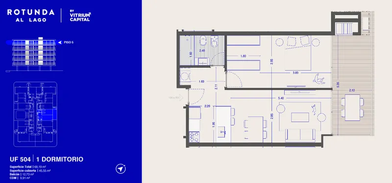 1 Bedroom Apartment for Sale – Ciudad de la Costa