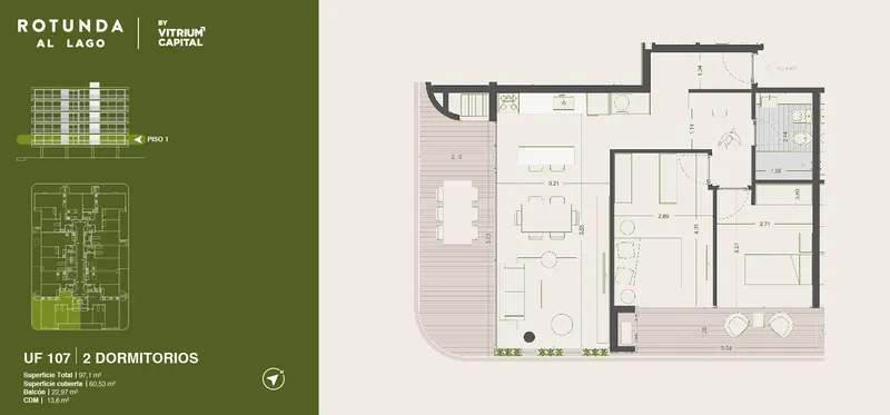 Venda Apartamento 2 Quartos – Ciudad de la Costa