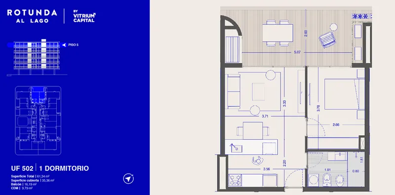 1-Bedroom Apartment for Sale – Ciudad de la Costa