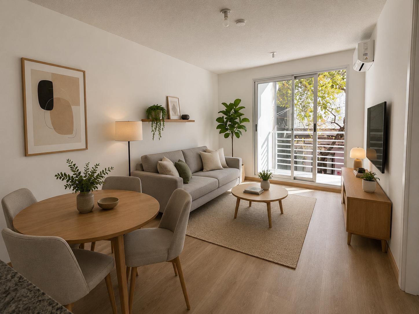Apartamento en alquiler 1 dormitorio Tres cruces — Tres Cruces, Montevideo