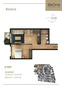 Venta Apartamento primer piso de 1 dormitorio en Puerto Buceo - foto 6