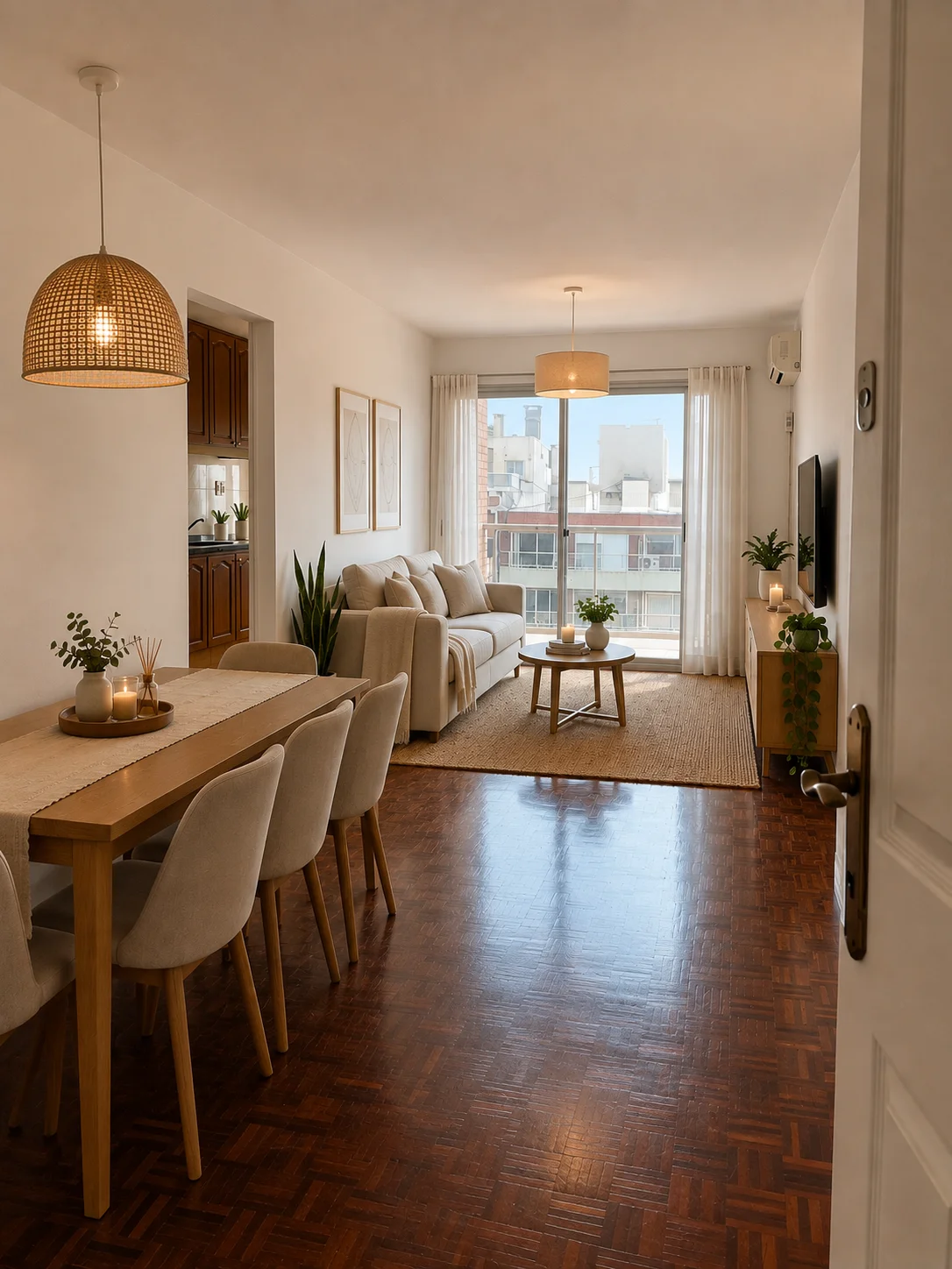 Apartment for Rent, 2 Bedrooms + Garage, Pocitos Nuevo — Pocitos Nuevo, Montevideo, Uruguay