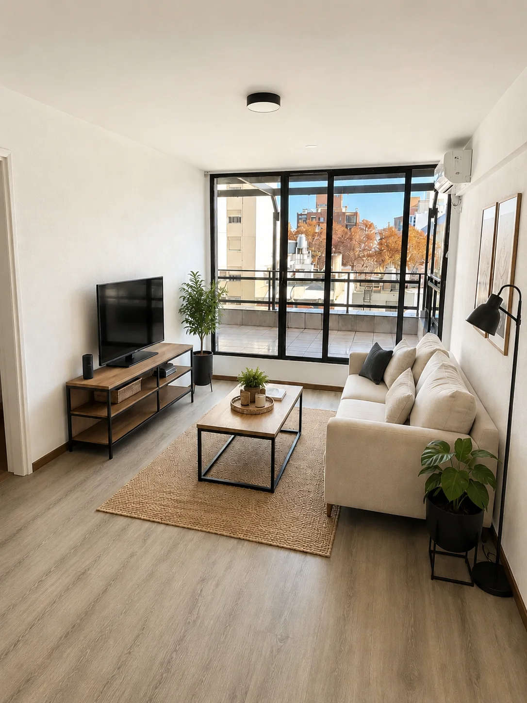 Apartamento alquiler 1 dormitorio con Terraza, Tres Cruces