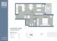 Venda – Apartamento de 1 Quarto no 10º Andar em Pocitos - foto 6