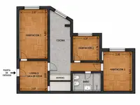 3-Bedroom Apartment for Rent, Office or Residence, La Blanqueada - foto 30