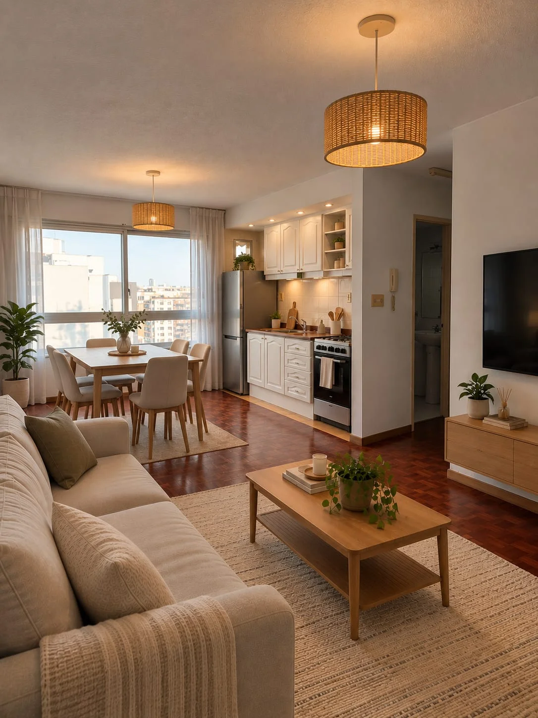 1-Bedroom Apartment for Rent, Pocitos — Pocitos Nuevo, Montevideo, Uruguay