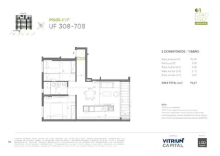 Venta de Apartamento de 2 dormitorios en un sexto piso en Aguada - foto 13